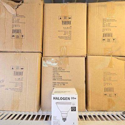 #8050 • NEW!!! (6) Boxes Of 12 Halogen 35W Bulbs