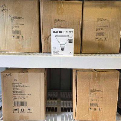 #8052 • NEW!!! (5) Boxes Of 12 Halogen 35W Bulbs