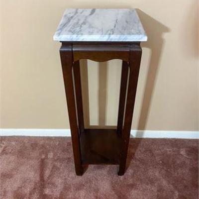 Marble Plant Stand/Accent Table .jpg