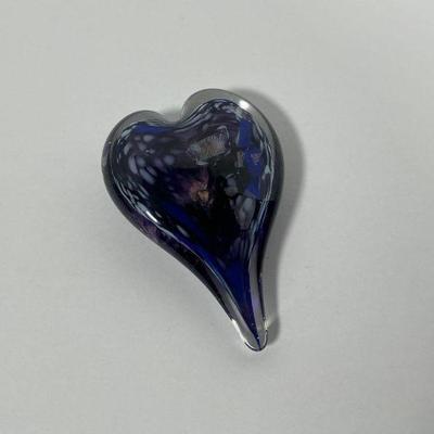 Art glass heart