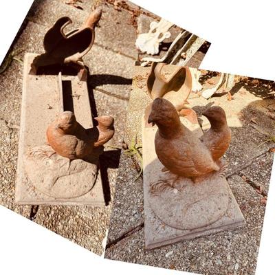 Antique BB Butt Baltimore MD quail cast iron boot scrape