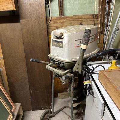 Vintage Johnson boat motor 