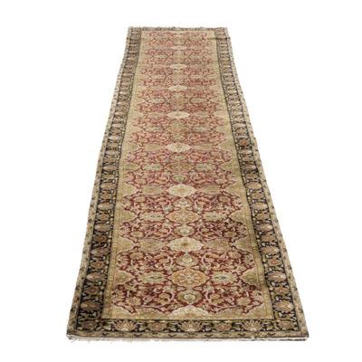 SCULPTED HALL RUNNER (2 Of 2) | Traditional Persian style corridor rug with an overall floral pattern. - w. 47 x l. 288 in

