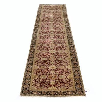 SCULPTED HALL RUNNER (1 Of 2) | Traditional Persian style corridor rug with an overall floral pattern. - w. 47 x l. 288 in

