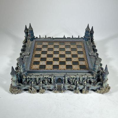 GUARDIANS OF THE FORTRESS CHESS SET | Franklin Mint Guardians of the Fortress chess set, with all pieces present.

