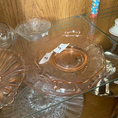 Pink depression ware