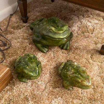 Ceramic Frogs