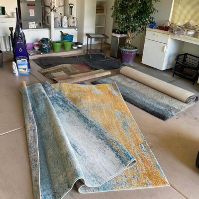 Big clean rugs.  biggest rug sold DE