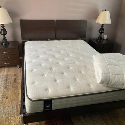 Queen bed set. Two identical 