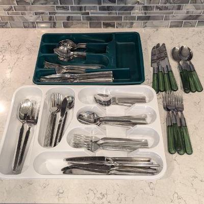 Lot #33 - Stainless Steel Silverware Sets
