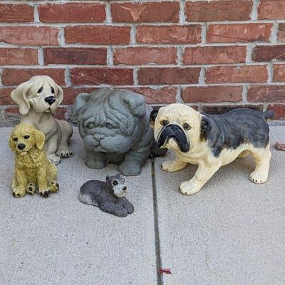 Lot #87 - Dog Figurine Collection