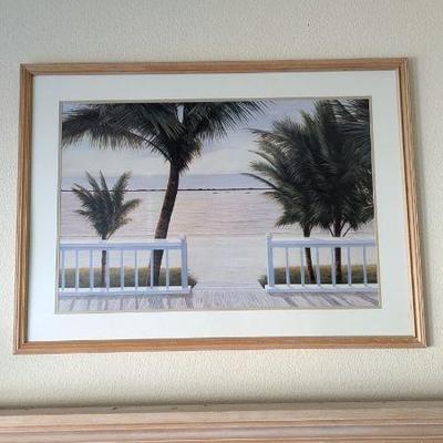 Lot #45 - Diane Romanello " Palm Beach Retreat " Lithograph