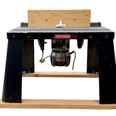 LOTA225 Craftsman Router Table	Craftsman Commercial router model # 315.17380. Craftsman potable table. 
