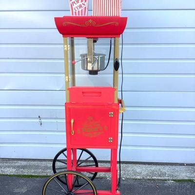 ROMA611 Old Fashioned Popcorn Cart	nostalgia electrics old fashioned movie time popcorn maker. Detachable parts for easy transport and...