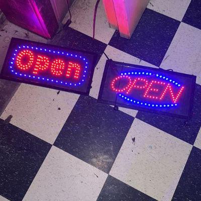 Sale Photo Thumbnail #29: lighted open signs