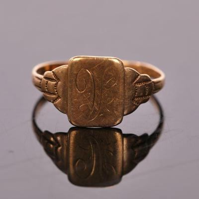 10K gold Victorian ring