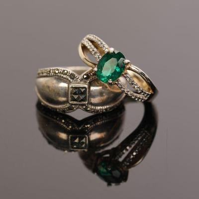 sterling cocktail rings