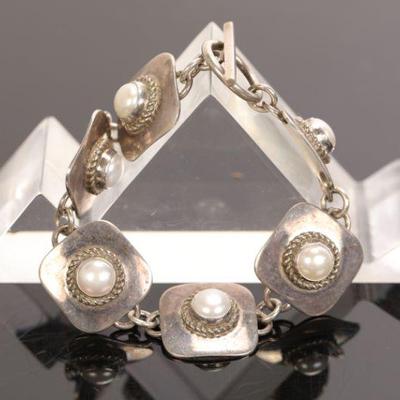 Native American Yellowhorse sterling bracelet