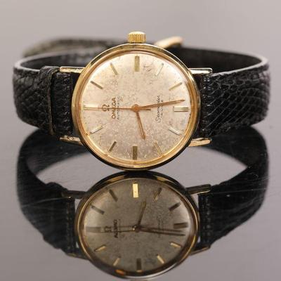 Omega Seamaster gold watch