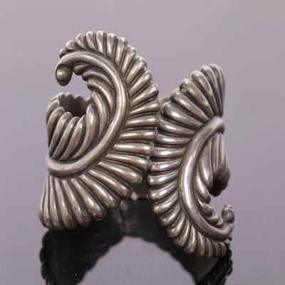 Sterling silver cuff bracelet