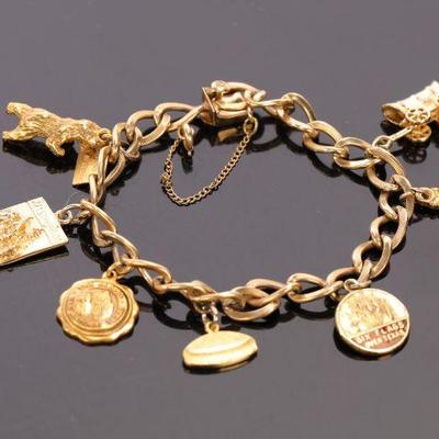 Vintage charm bracelet
