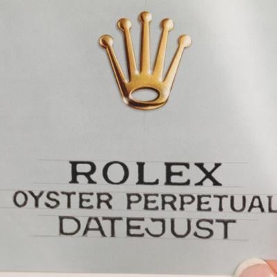 Rolex box, paperwork, watch link for 2024 Oyster Perpetual Datejust