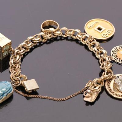 Vintage charm bracelet