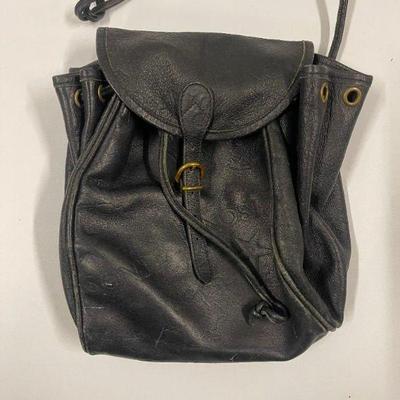 Vintage Il Bisonte black Leather Handbag
