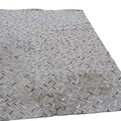 Hand Made Alps Animal Hide Rug, 9 x 13

