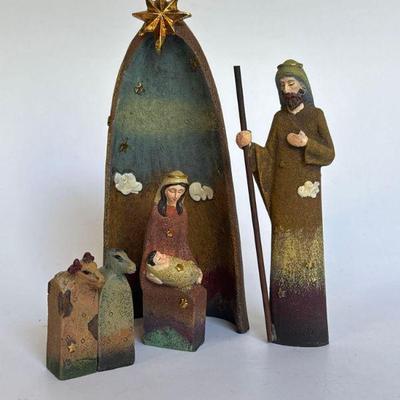 Hand Painted Mini Nativity Set
