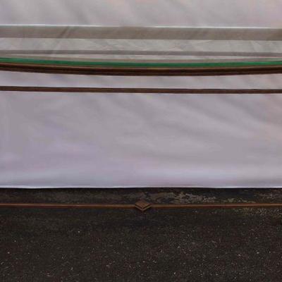 Bombay Company Glass and Metal Console Table

