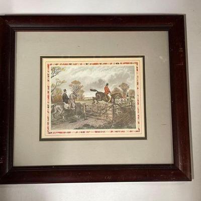 John Sturgess Framed Hunt Scene Print
