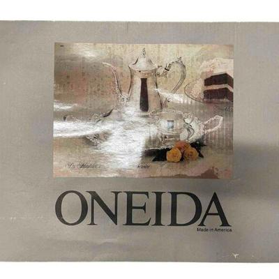 Oneida Du Maurier 3 Piece Silver Plate Coffee Set
