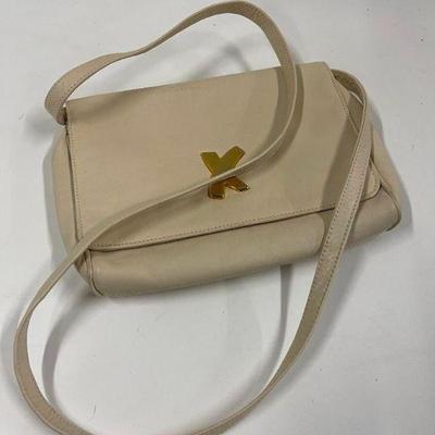 White Leather Paloma Picasso Shoulder Bag
