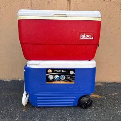 Pair of Igloo Coolers
