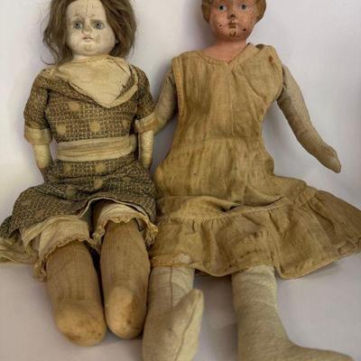 Pair of Antique Dolls
