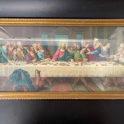 Framed Print of the Last Supper
