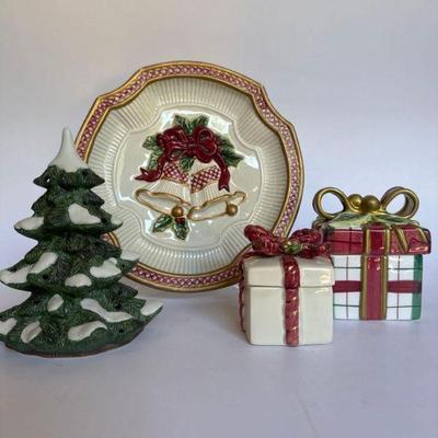 Lot of Fitz & Floyd Holiday Ceramics
