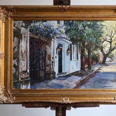 Gordon Wheeler Embellished Giclee on Canvas

