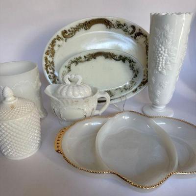 Lot of Milk Glass
