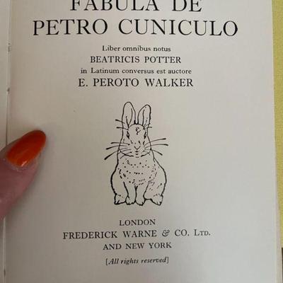 Peter Rabbit in Latin c.1962