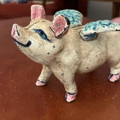 cast iron piggy bank