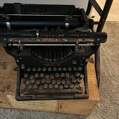 Underwood typewriter