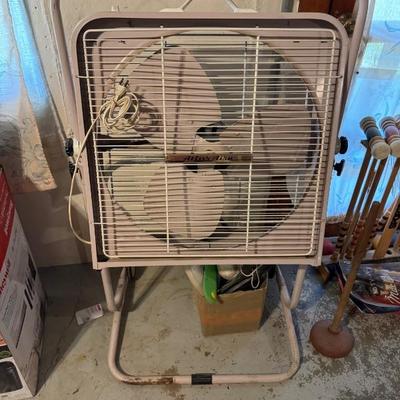 Vintage Standing Box Fan