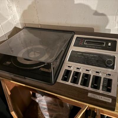 Zenith Allegro Wedge Record Player