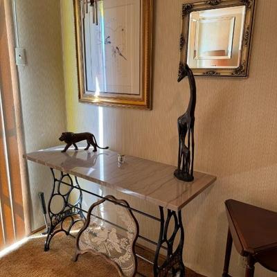 Eldredge Sewing Base Converted Table