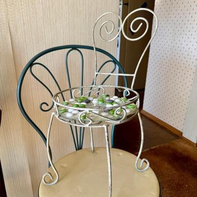 Metal Plant Stand Chair