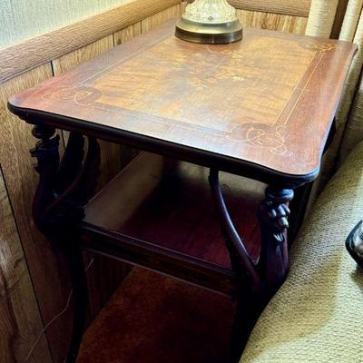 Antique inlay Table