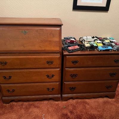 Drop Front Desk & Matching Chest