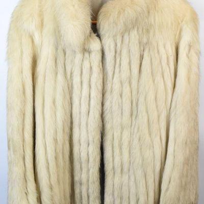 Blue Fox Fur Coat